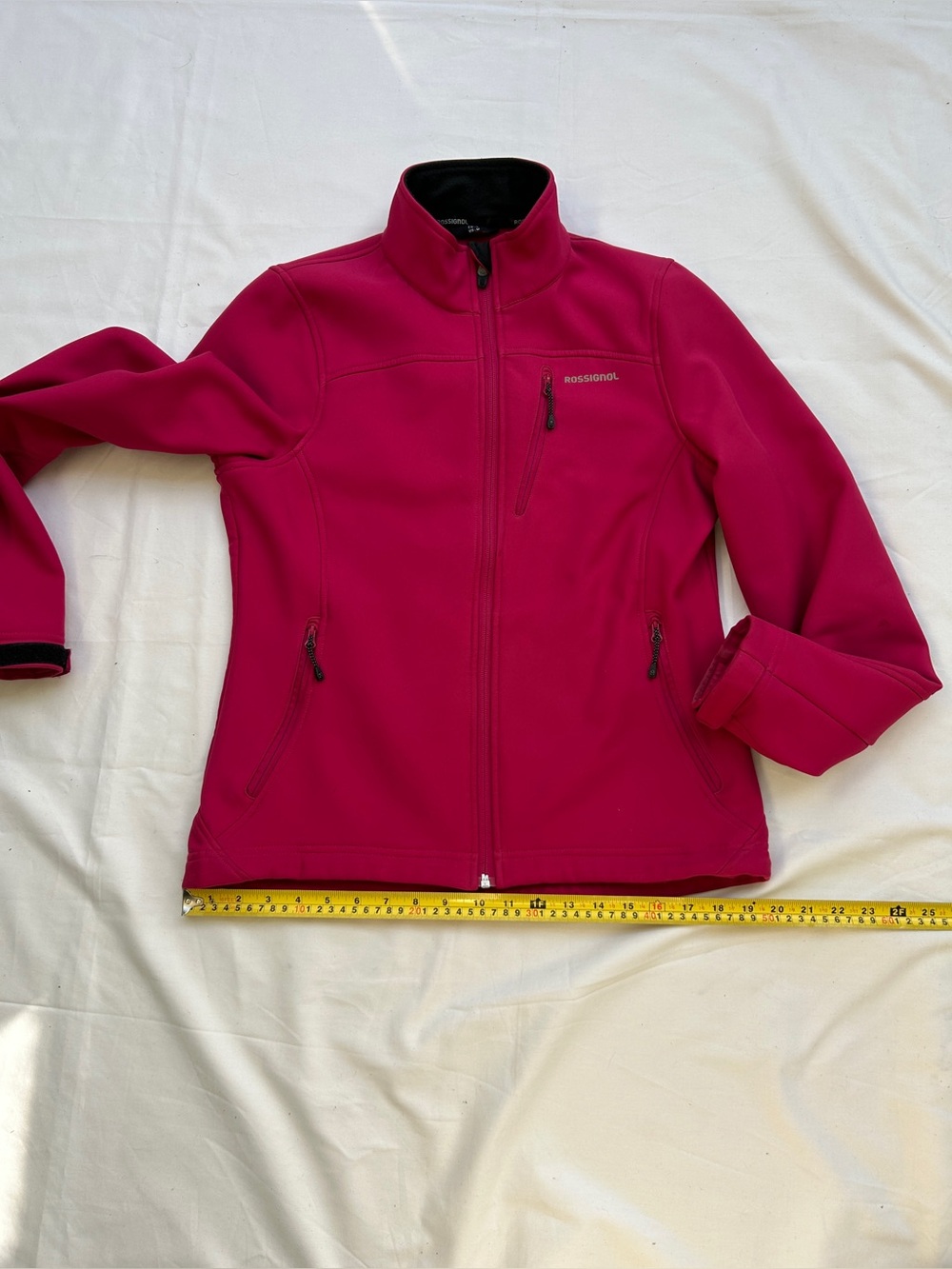 Women's Deep Pink Softshell Jacket - Picture 4 of 6